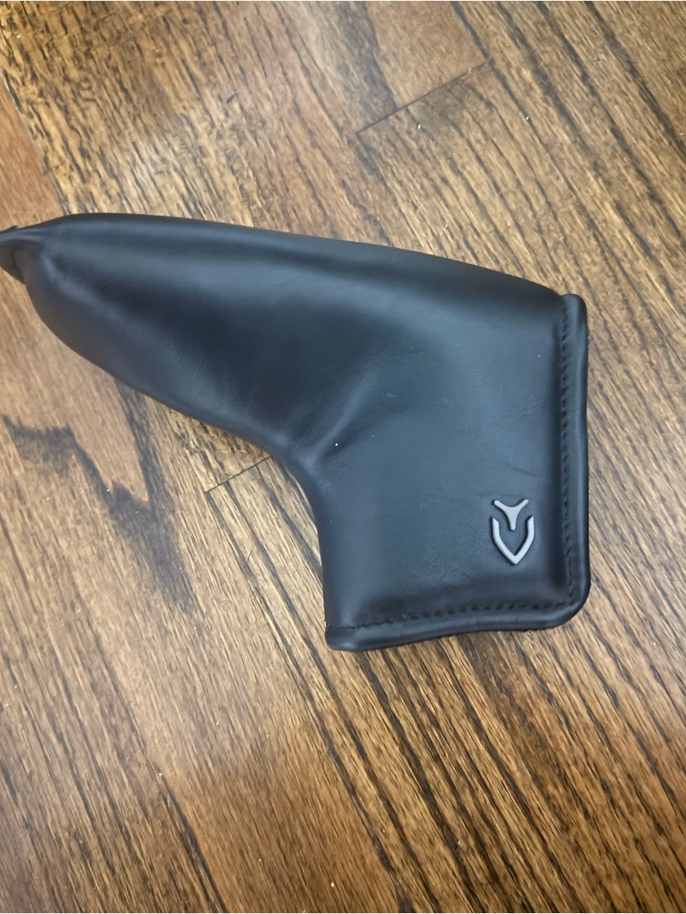 Vessel Golf Putter Blade Headcover Black Genuine Leather